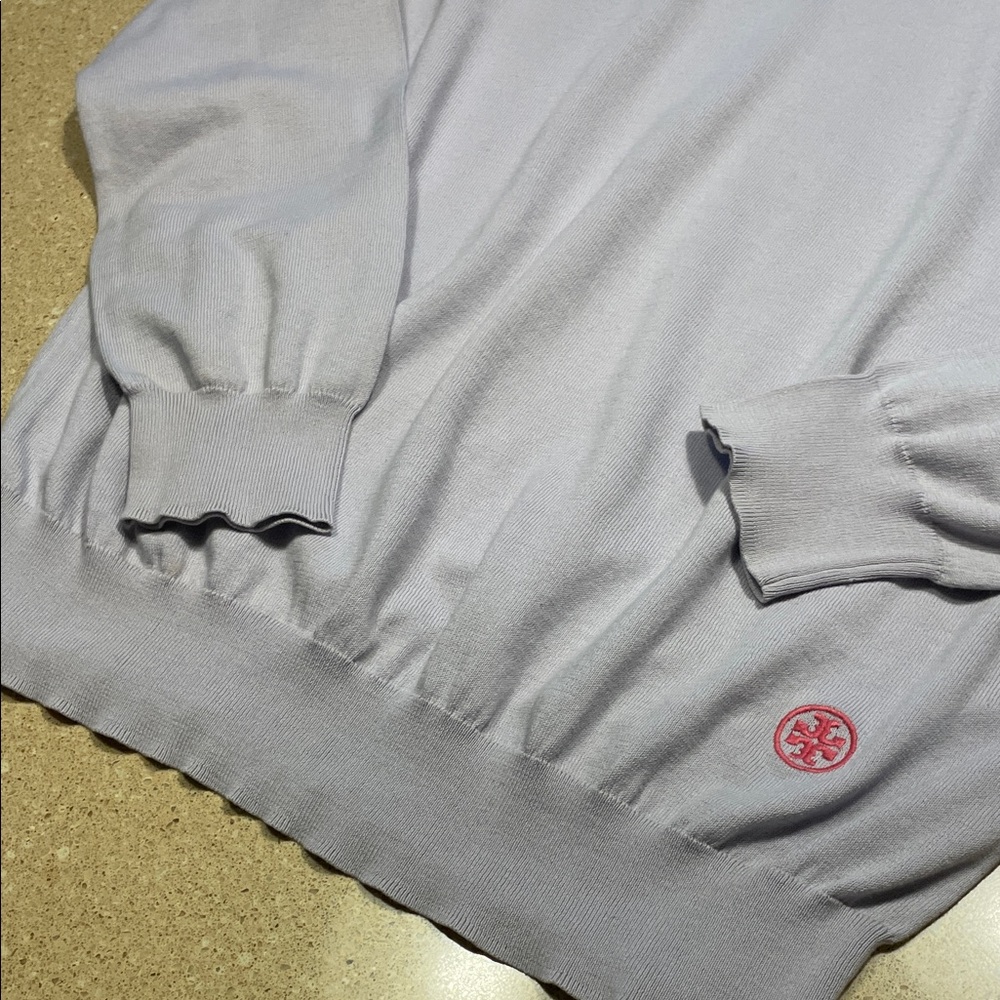Tory Burch Lavender Crewneck Sweater - Picture 4 of 7